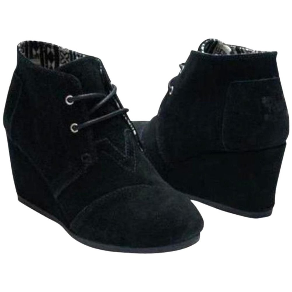 Toms Black Ankle Boots & Booties